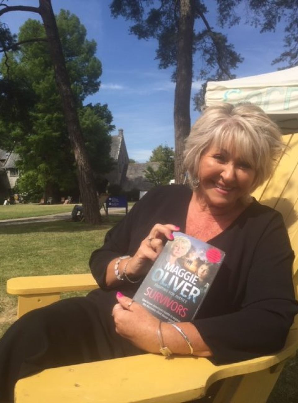 Maggie at ‘Ways with Words’ book festival