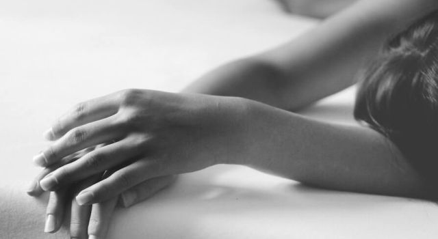 woman in bed