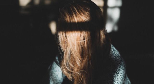 girl in the shadows